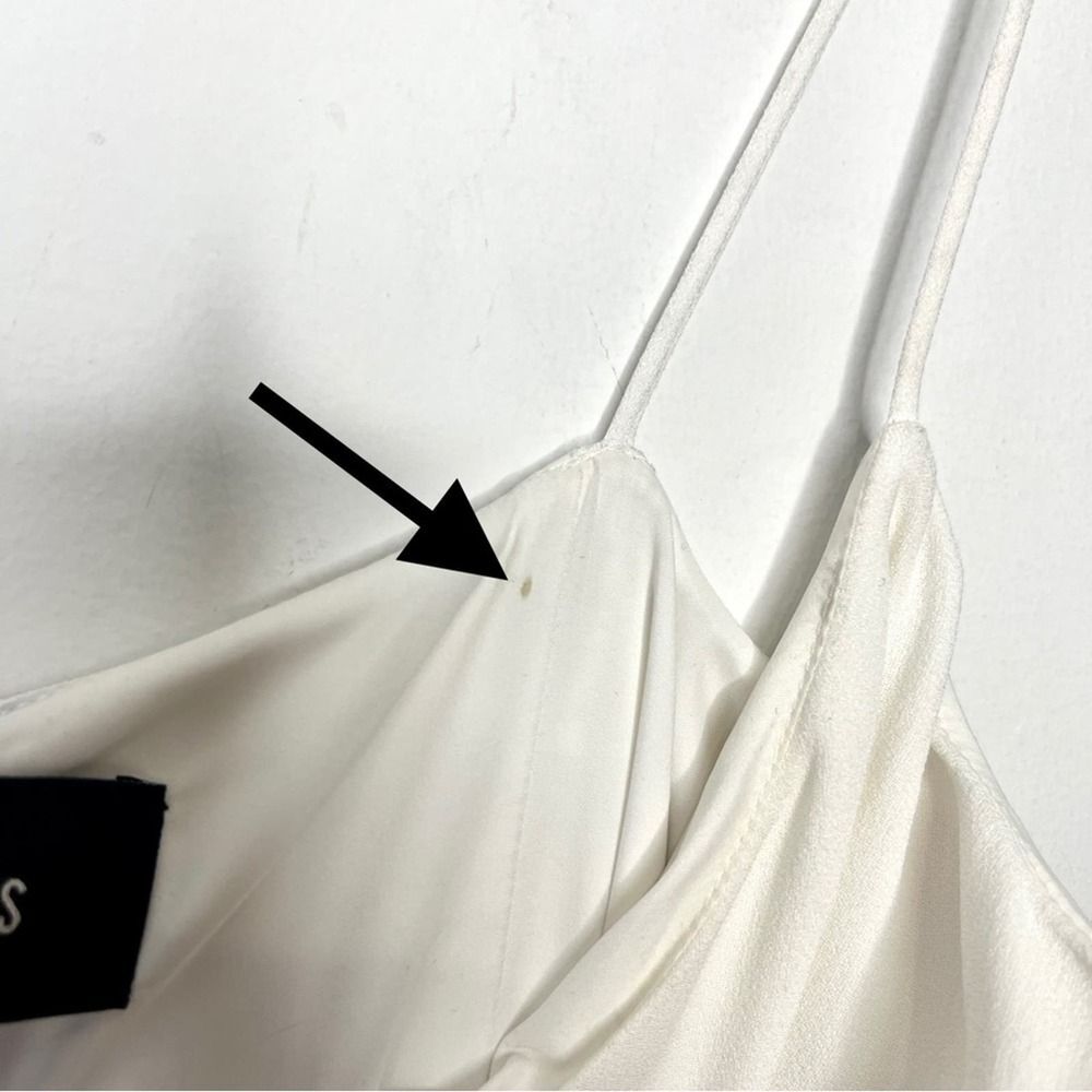 Cushnie Et Ochs Colorblock Jumpsuit Wide Leg Sleeveless White/Black Size 4 - Picture 9 of 14